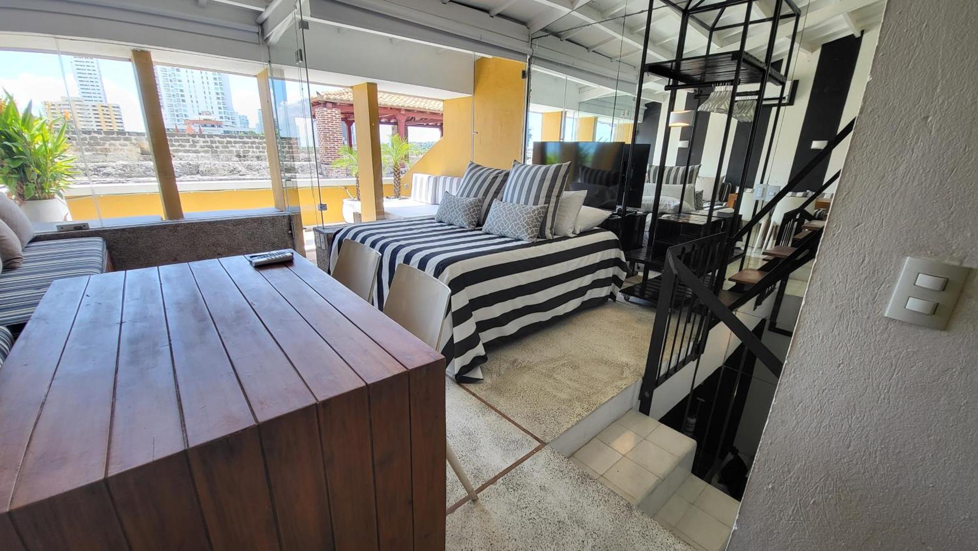 CartagenaApartamento Duplex Vista Al Mar Y Murallas Nuevo En La Ciudad Amurallada公寓 外观 照片