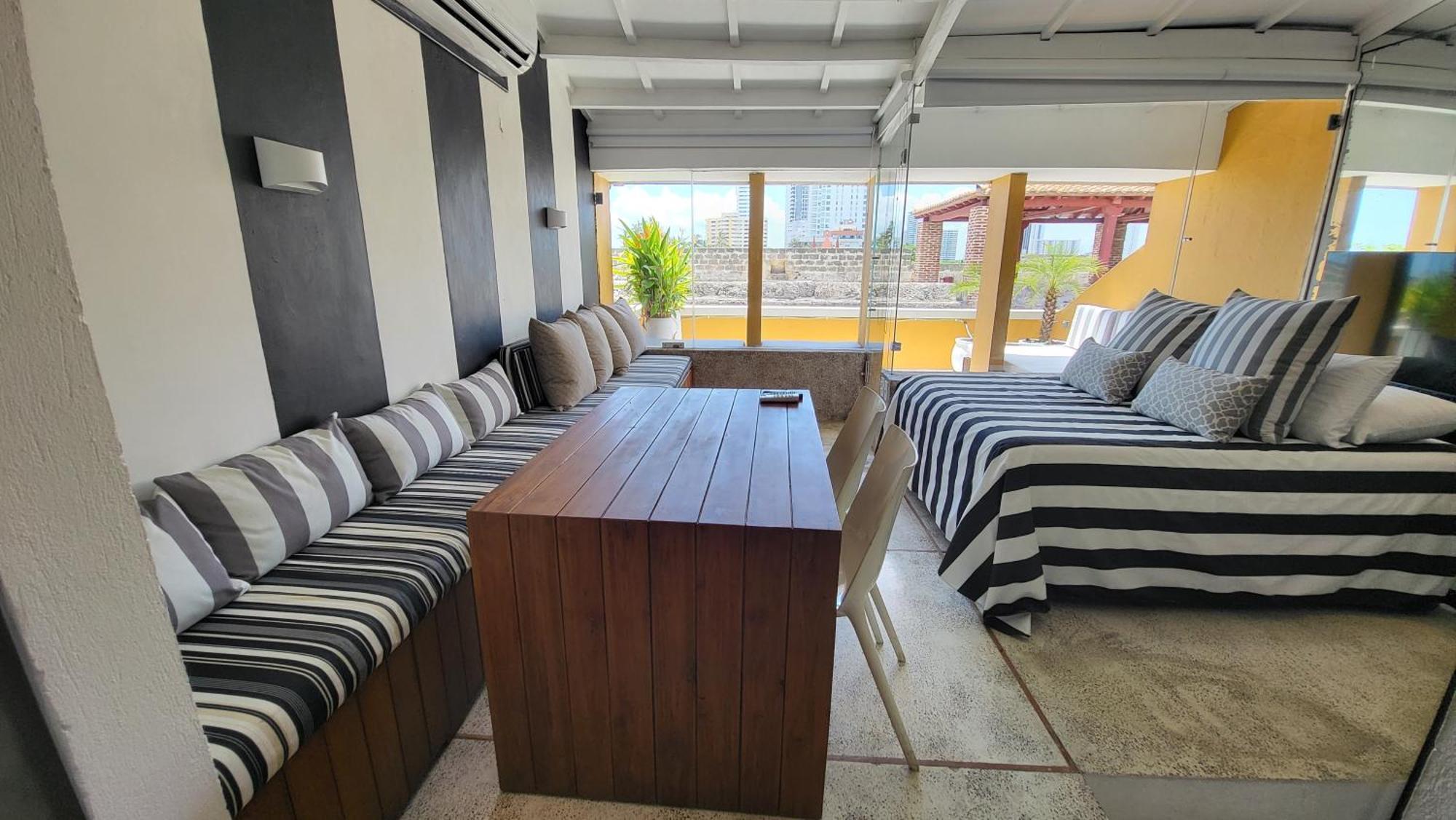 CartagenaApartamento Duplex Vista Al Mar Y Murallas Nuevo En La Ciudad Amurallada公寓 外观 照片